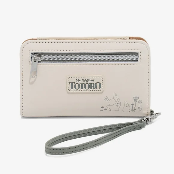 Loungefly Studio Ghibli Totoro Rain Mini Backpack and Tech Wallet - Picture 10 of 16